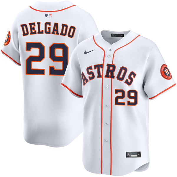 Raynel Delgado Houston Astros Home Limited Jersey by NIKE