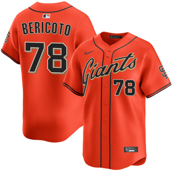 Victor Bericoto San Francisco Giants Alternate Orange Limited