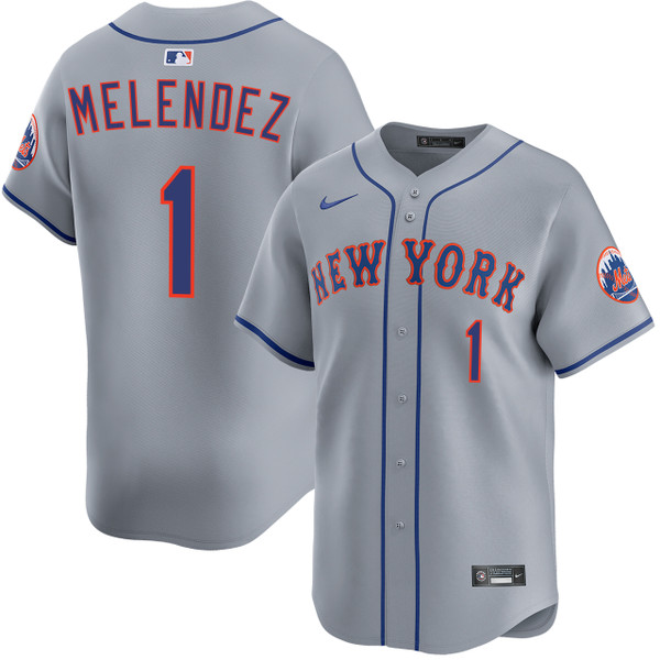 MJ Melendez New York Mets Road Gray Limited Jersey by NIKE