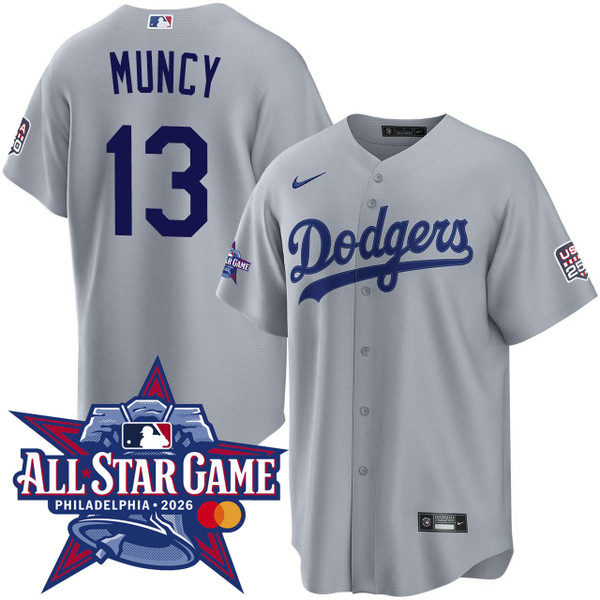 Max Muncy Los Angeles Dodgers 2026 All-Star Game Road Jersey by
