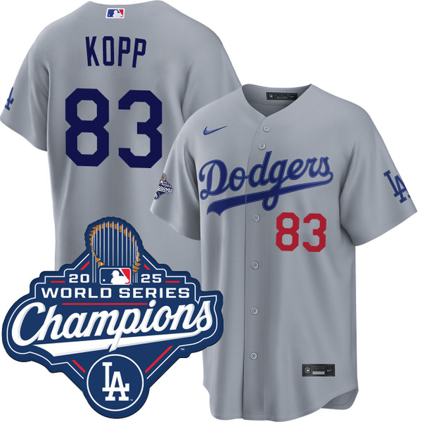 Ronan Kopp Los Angeles Dodgers Road World Series Champions Stadium