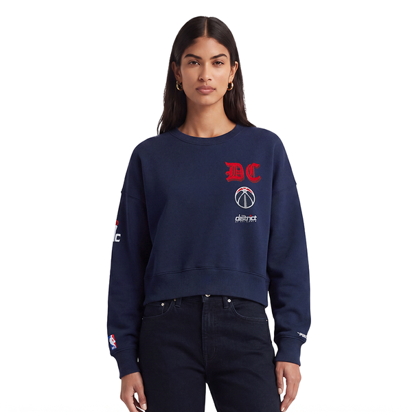 Washington Wizards Midnight Navy Old English Women's Fleece