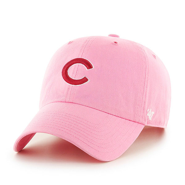 Chicago Cubs Adjustable Toddler Logo Pink Cap | Official MLB