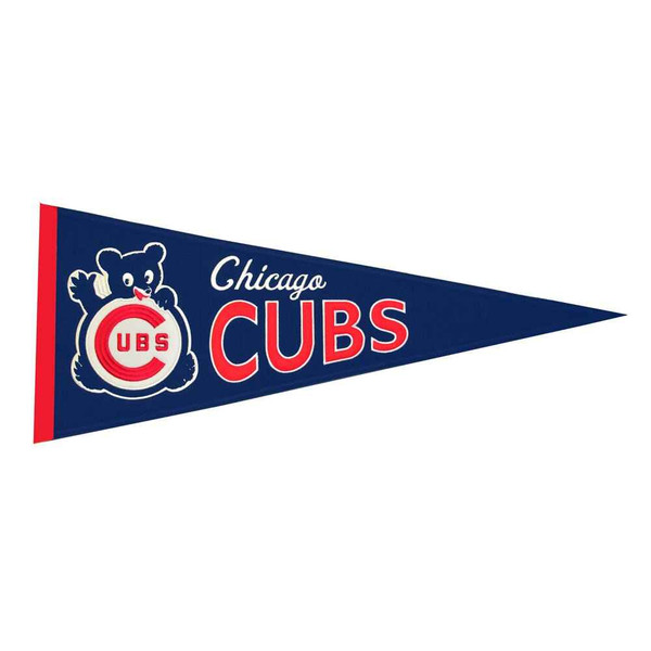 Chicago Cubs 1968 Cooperstown Collection Wool Pennant by Winning Streak