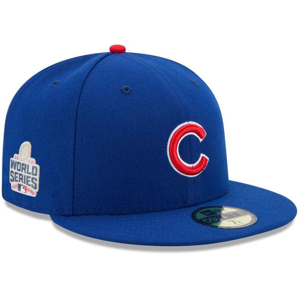 Chicago Cubs 2016 World Series Patch 59FIFTY Fitted Hat by New Era®