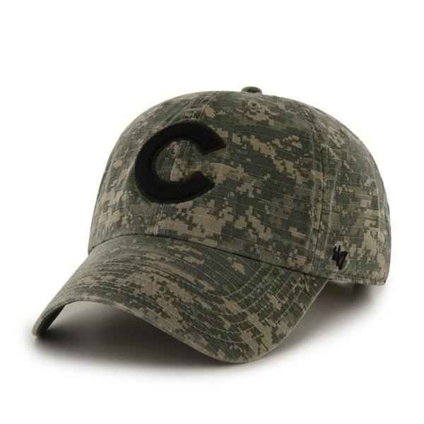 47 Men's Chicago Cubs Camo Clean Up Adjustable Hat