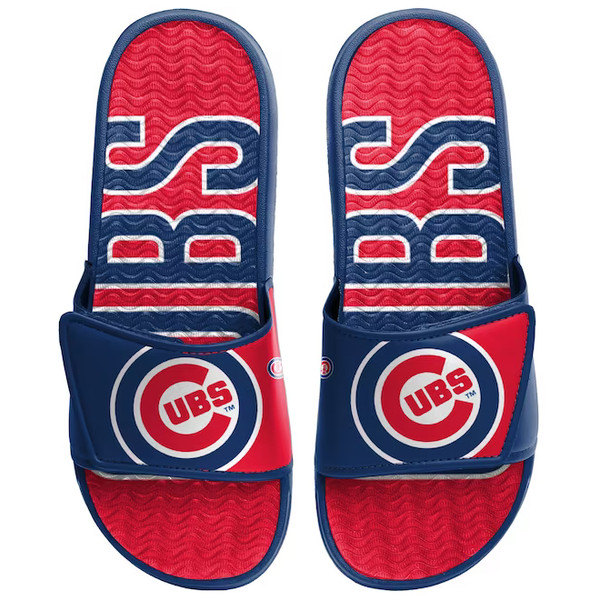 Atlanta Braves FOCO Logo Gel Slide Sandals