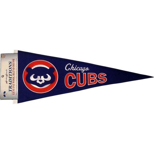 Chicago Cubs MLB Pennant Wool