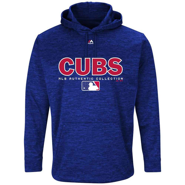 Chicago Cubs Authentic Collection Ultra Streak Fleece Hoodie by