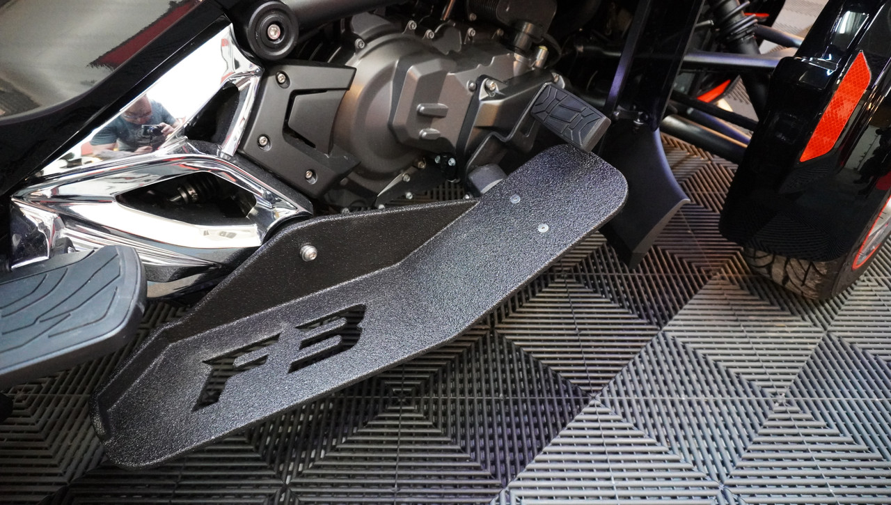 Show Chrome Full Size Spyder Brake Pedal with SPACER All RSSTF3