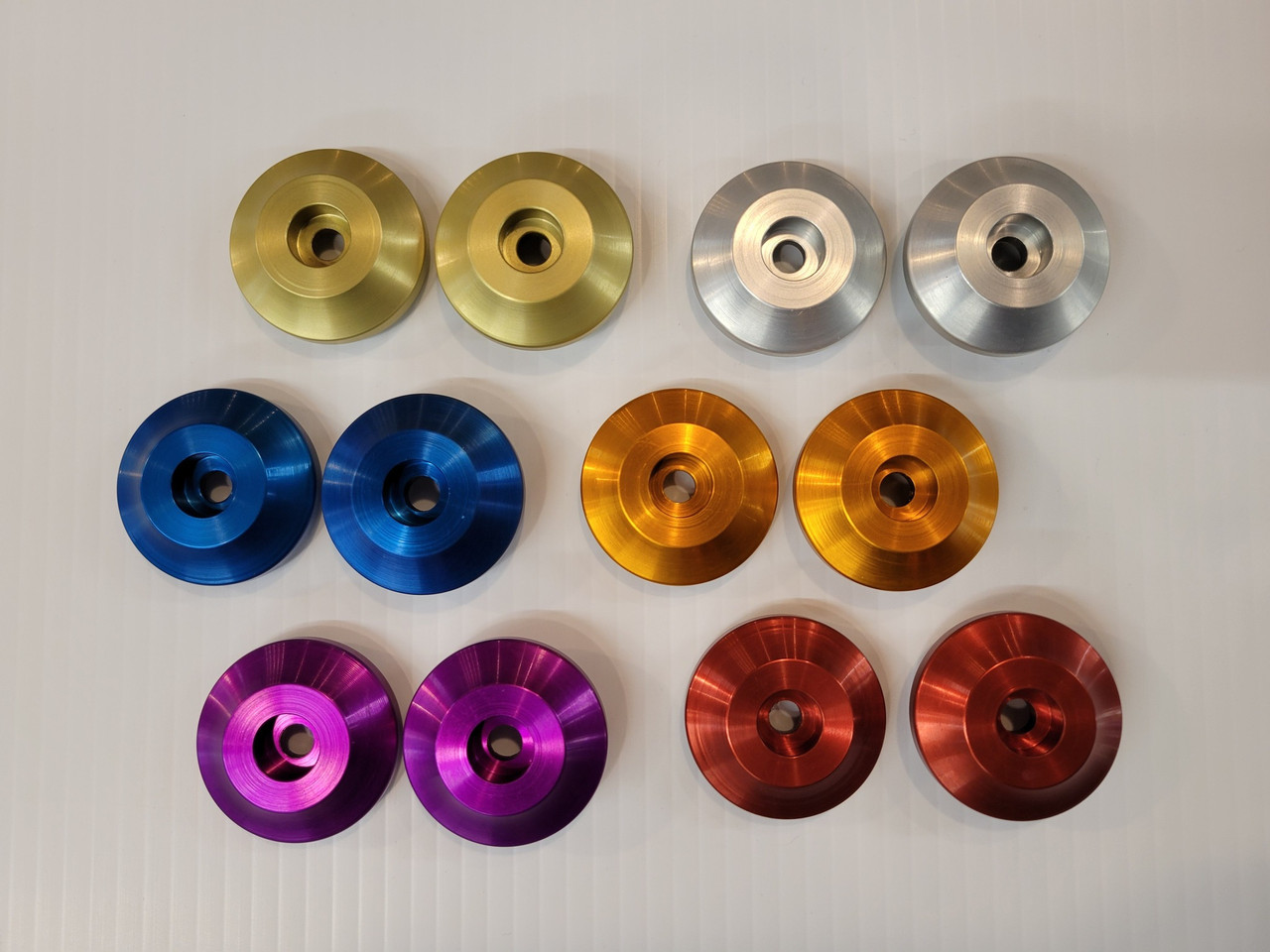 Handlebar Caps - Aluminium - Color Anodized (Set of 2) Will NOT