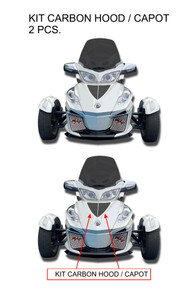 RT 2010-2019 - 3M Carbon Hood (2 PCS)