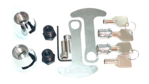 CHROME Lidlox Helmet Locks for Can Am Spyder 2024 (PAIR) CHROME Lidlox Helmet Locks for Can Am Spyder 2024 (PAIR)
