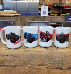 Mug "Spyder Cartoon" - 15oz (Option) Mug "Spyder Cartoon" - 15oz (Option)