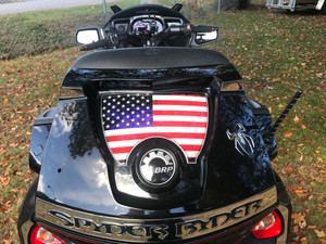 RT 2010-2019 - American Flag - Rear Trunk Protector Polyurethane RT 2010-2019 - American Flag - Rear Trunk Protector Polyurethane