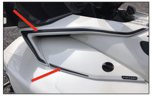 F3 Carbon Black Dash Scoop Trims #611BK - Domed Polyurethane (6PCS) F3 Carbon Black Dash Scoop Trims #611BK - Domed Polyurethane (6PCS)