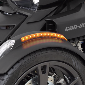 Show Chrome - 2019 and Newer (for RT/F3/Ryker) - Front Fender Amber LED Lights (Running/TurnSignal) Show Chrome - 2019 and Newer (for RT/F3/Ryker) - Front Fender Amber LED Lights (Running/TurnSignal)