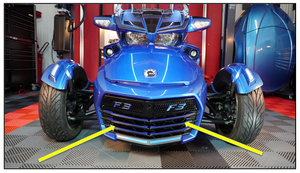 F3 OXFORD BLUE Front Grill Inserts - Urethane - (18 PCS) F3 OXFORD BLUE Front Grill Inserts - Urethane - (18 PCS)