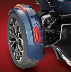 Show Chrome - 2019 and Newer (for RT/F3) Rear Front Fender Red LED Marker Light Show Chrome - 2019 and Newer (for RT/F3) Rear Front Fender Red LED Marker Light
