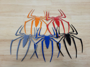 Medium Polyurethane Spider - Colored Vinyl (4.5x6 inches) Medium Polyurethane Spider - Colored Vinyl (4.5x6 inches)