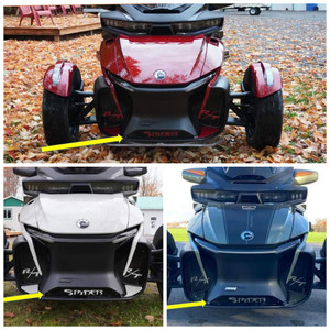 RT 2020 And Up - Centre Front Grill - Glossy Black With Colors Match Letters RT 2020 And Up - Centre Front Grill - Glossy Black With Colors Match Letters