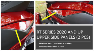 RT 2020 and up - Upper Side Panels Protection (2 pcs) Color Match Options RT 2020 and up - Upper Side Panels Protection (2 pcs) Color Match Options