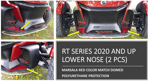 RT 2020 and up - Lower Front Nose Protection (2 pcs) Color Match Options RT 2020 and up - Lower Front Nose Protection (2 pcs) Color Match Options