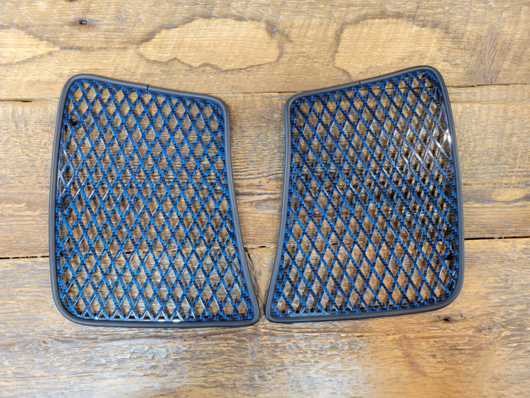 RT 2014-2019 - Front Grills  - Plain - Carbon Fibre Oxford Blue