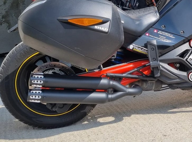 F3/F3S 2015  and up -  Crusher RLS Exhaust - Black Ceramic Coating