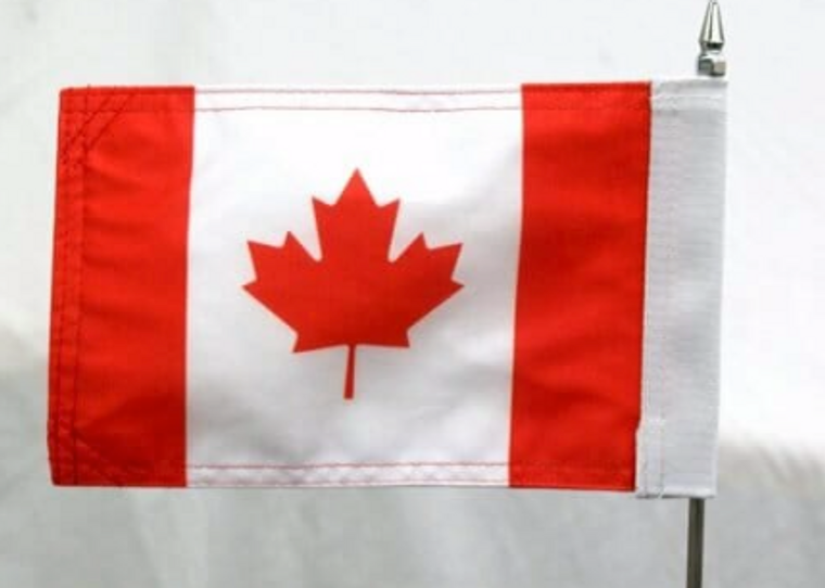 Canadian  Flag 6"x9"