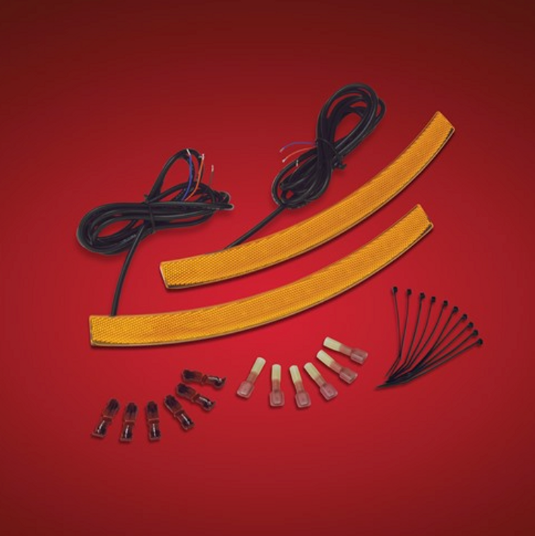 Show Chrome - 2013-2018 (for RS/ST/RT/F3) Front Fender Amber LED Light (Running/TurnSignal)