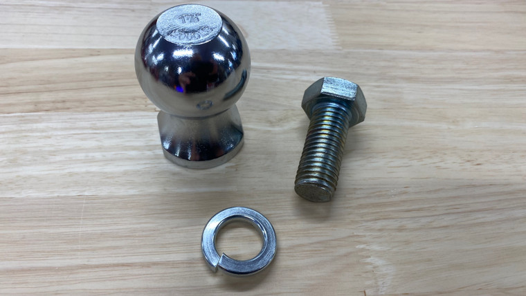 Trailer Hitch Ball 1 7/8" & Bolt