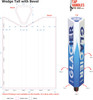 Wedge Tall with angled top tap handle