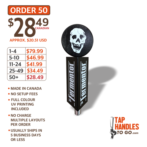 Triangle Beer Head Short tap handle