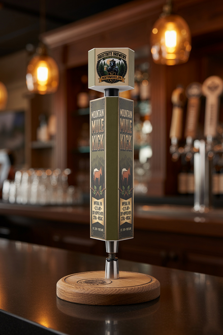 Wedge twist tall tap handle