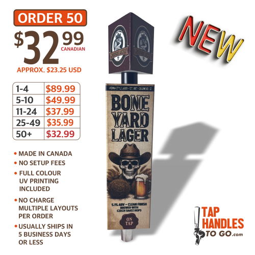 Triangle twist tall tap handle