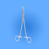 Surgical Pean Hysterectomy Forceps, with Horizontal Serrations, Curved, SPGO-306