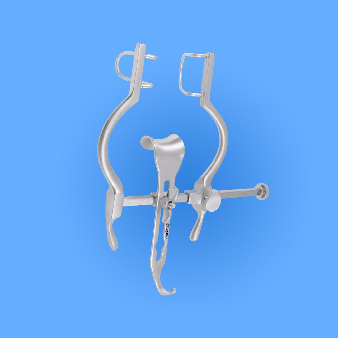 Surgical procedure A: FK-WO retractor. A short blade to expose the