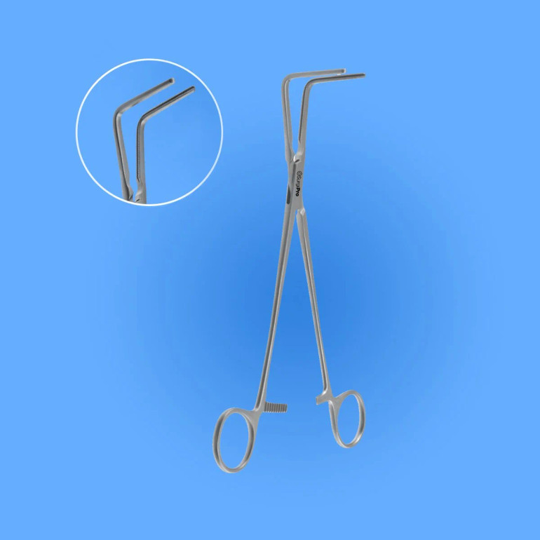 Surgical Lee Right Angle Bronchus and General Purpose Vascular Clamp, SPAF-070