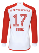 MANÉ #17 Bayern Munich 23/24 Men's Home Long Sleeve Shirt