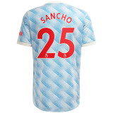 SANCHO #25 Men's 21/22 Authentic Manchester United Away Shirt