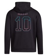 Messi Name & Number Fleece Pullover Black Hoodie