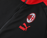 AC Milan 23/24 Men's Black-Red Long Zip Jacket
