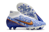 Nike Air Zoom Mercurial Superfly 9 Elite AG Football Boots - Blue/White