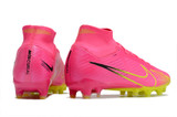 Nike Air Zoom Mercurial Superfly 9 Elite AG Football Boots - Pink/Yellow