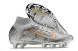 Nike Air Zoom Mercurial Superfly 9 Elite AG Football Boots - Silver