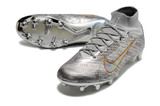 Nike Air Zoom Mercurial Superfly 9 Elite AG Football Boots - Silver