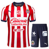 Deportivo Guadalajara 24/25 Kid's Home Shirt and Shorts