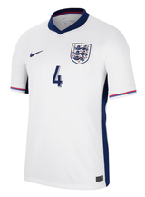 RICE #4 England 2024 Stadium Men's Home Shirt