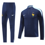 France 2024 Men's Navy Short Zip Tracksuit